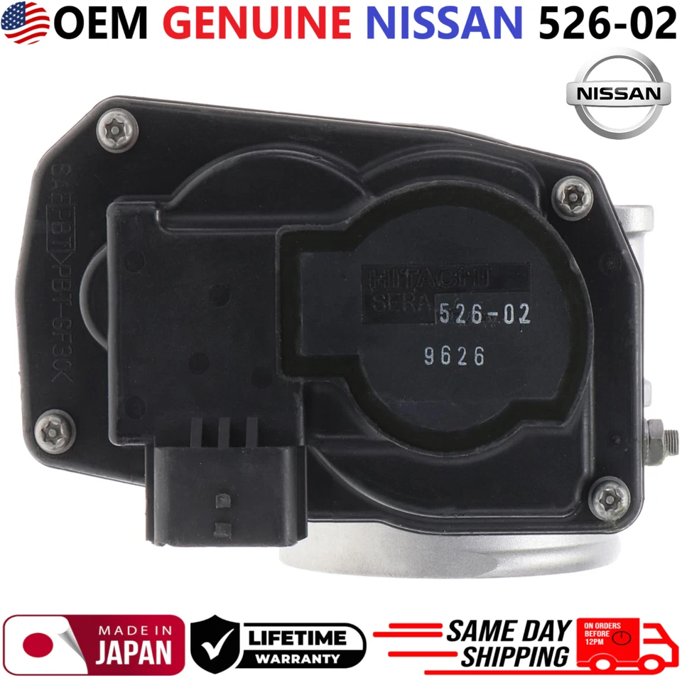 Корпус дроссельной заслонки ПОДЛИННЫЙ HITACHI для 2007-2021 Nissan Infiniti 3,5 л 3,7 л V6, 526-02 - Изображение 3 из 4