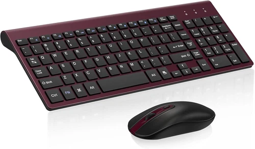 Cimetech Easytyping KF10 Wireless Keyboard and Mouse Combo, [Silent Scissor Swit