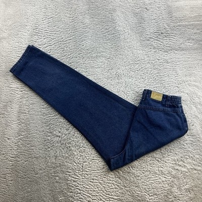 Vintage LEE Damen Jeans Gr.10Med W30 L32 Blau Regular Straight Retro Made in USA