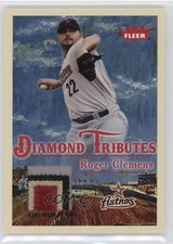 2005 Fleer Tradition Diamond Tributes 45/50 Roger Clemens #DTP/RC Patch 05k6