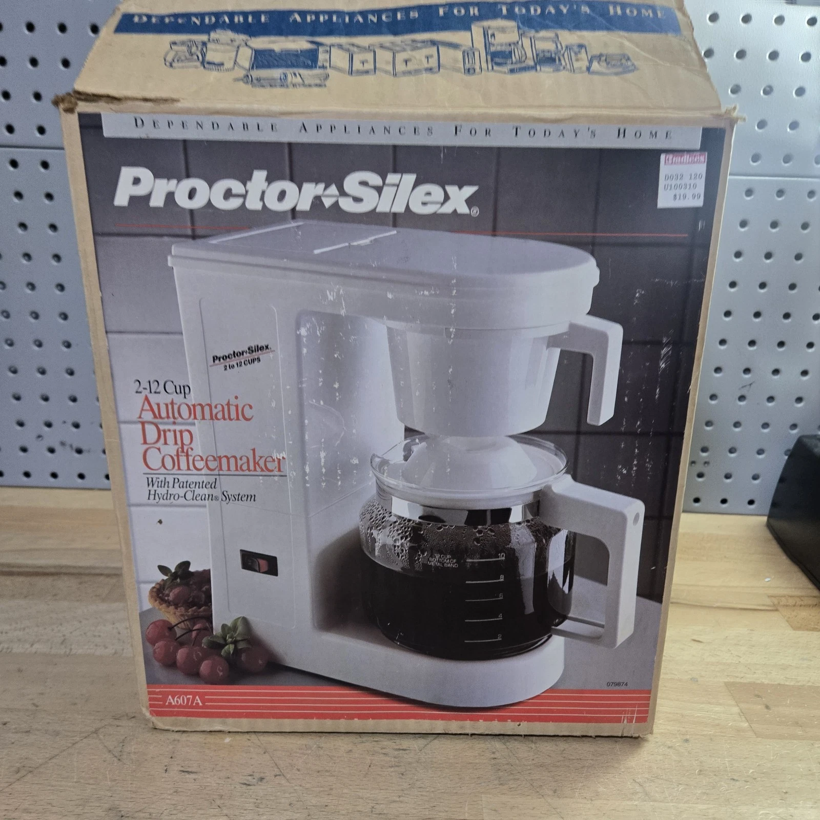 Vintage Proctor Silex A607A 2-12 Cup Coffee Maker White NEW IN BOX
