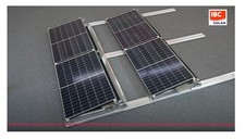 15° Komplett-Set aerodynamisches Flachdach-Aufständerungssystem IBC AeroFix G3 