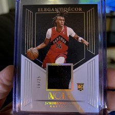 2024-25 Panini Noir - Elegant Décor Rookie Jerseys Ja'Kobe Walter #EDR-28...
