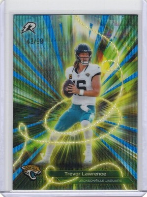 2025 Topps Resurgence Conductors Insert Trevor Lawrence Blue Surge /99 #C-21