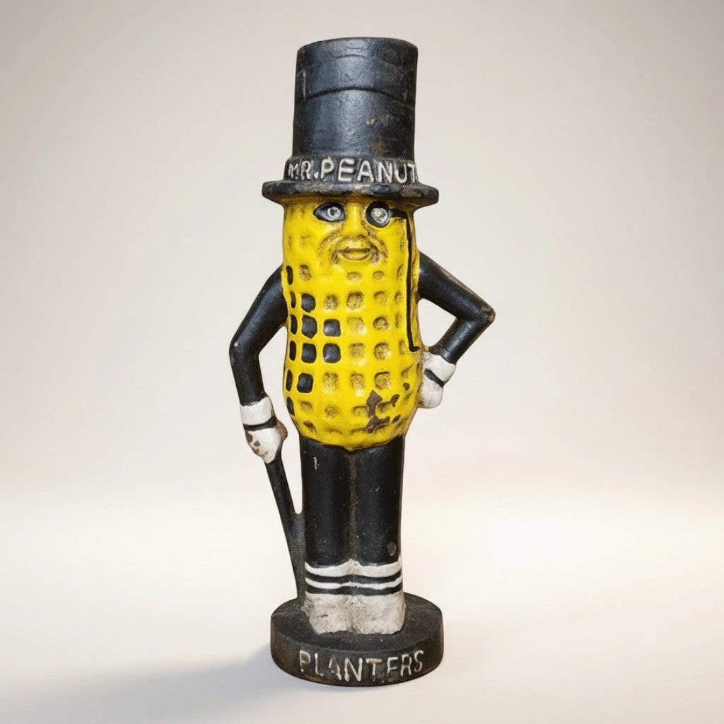 Planters Mr. Peanut 1906 Cast Iron Coin Bank | eBay