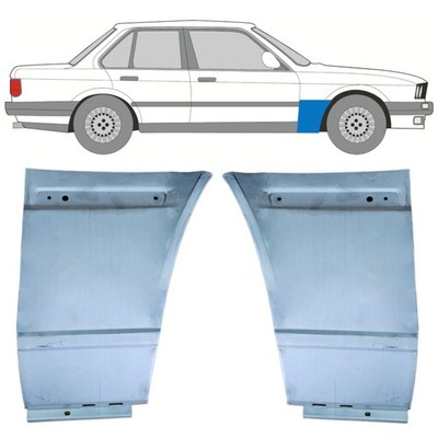 Für BMW 3er 3 E30 1982-1993 Vorne Kotflügel Reparatur Blech / Paar