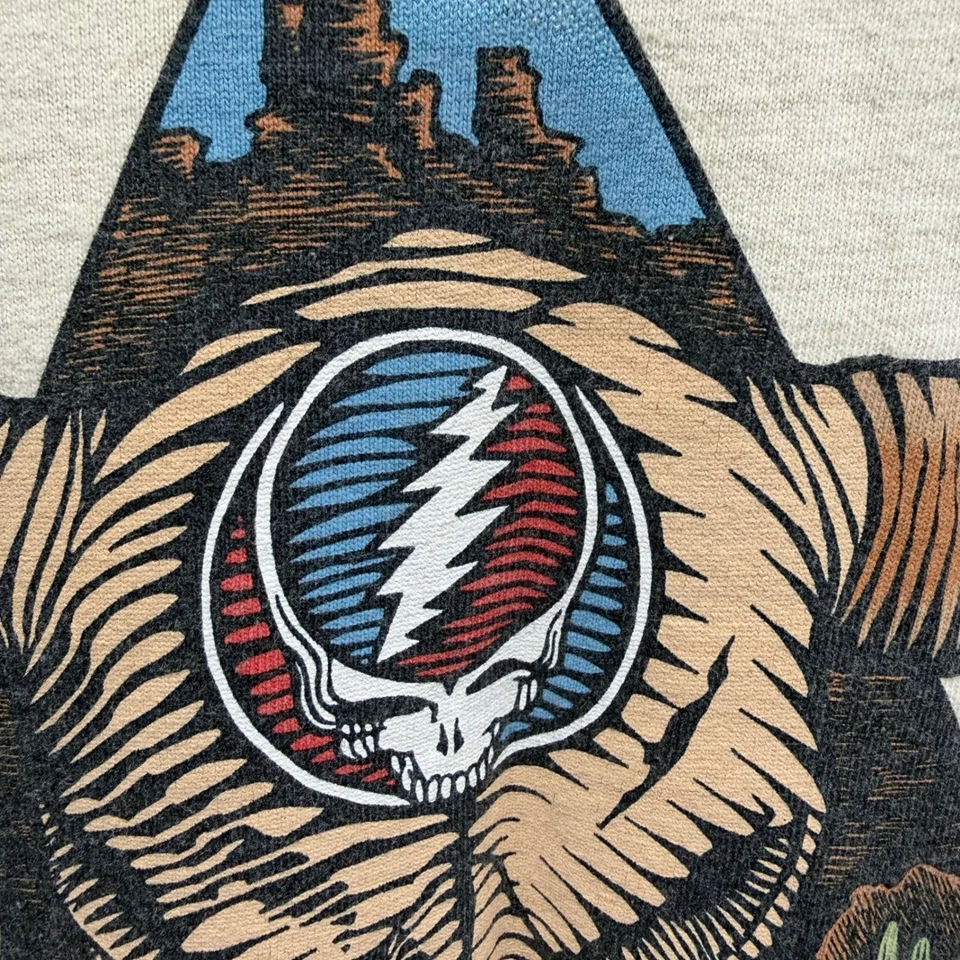 Vintage Grateful Dead Vegas Dead Tour T-Shirt 1994 Concert Tee Adult Sz L Skull - Image 3 of 4