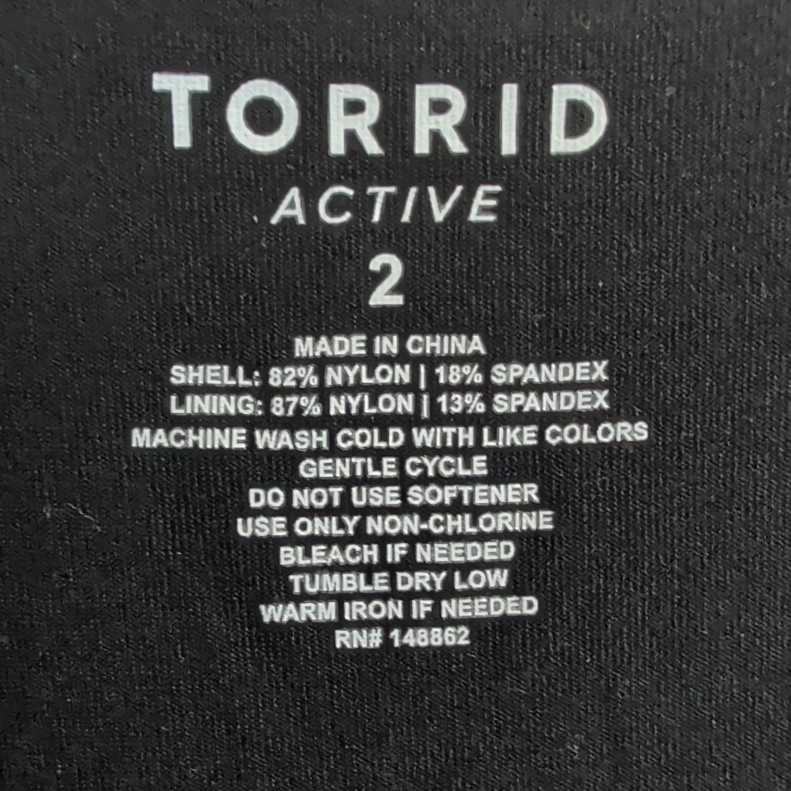 Torrid Performance Core 2Fer Mini Black Active Dr… - image 7