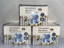 Lot Of 3- Bee Treatment Oral Powder, Bee Venom Tooth Powder, Natural Tooth Powde