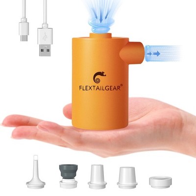 FLEXTAILGEAR MAX PUMP 2020 tragbare Luftpumpe 3,2 x 2,2 x 2 Zoll, orange 