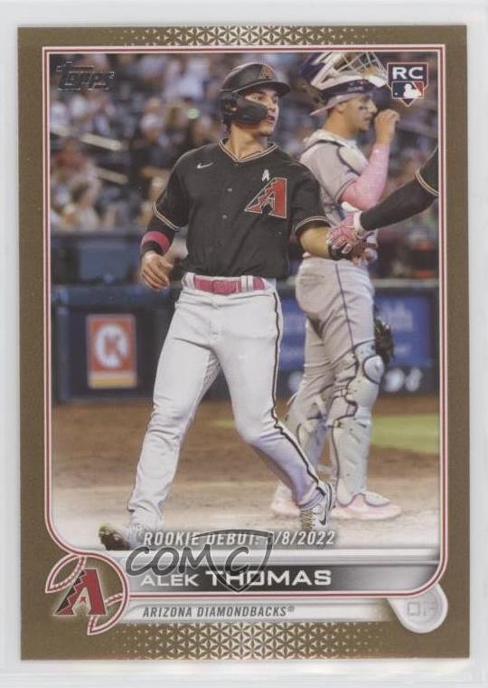 2022 Topps Update Rookie Debut Gold 1485/2022 Alek Thomas #US282 0ji1