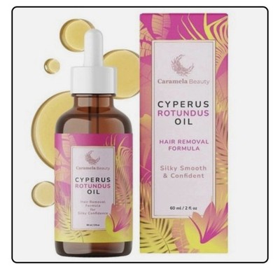 Caramela Beauty Cyperus Rotundus Hair Oil -Hair Removal Formula For Silky Smooth