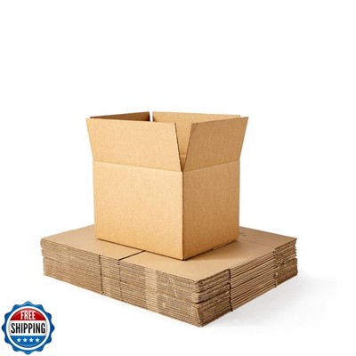 Amazon Basics Cardboard Moving Boxes, 20 Pack, Medium, Brown, 18'' x 14'' x 12''