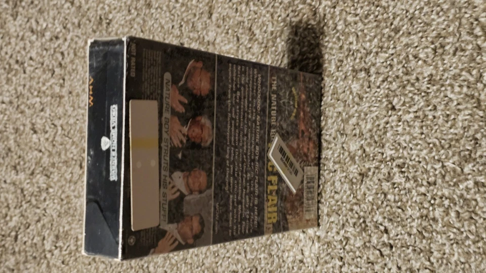 wcw THE NATURE BOY RIC FLAIR W/CARD BRAND NEW FACTORY SEALED vhs wrestling - Image 2 of 2