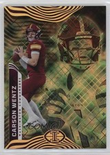 2022 Panini Illusions Trophy Collection Yellow Diamond /299 Carson Wentz #98 0a6