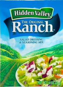(24 pack) Hidden Valley Original Ranch Seasoning & Salad Dressing Mix, 1 oz Pack