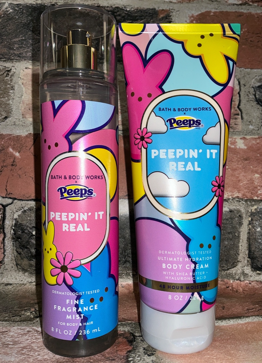 Bath & Body Works PEEPS Peepin' It Real Fine Fragrance Mist + Ult