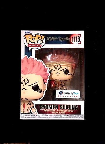 Ryomen Sukuna Funko Pop! 1118 Jujutsu Kaisen Galactic Toys Anime in Protector