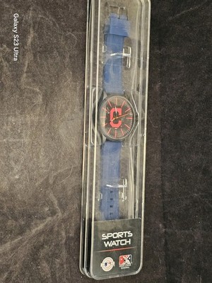 CLEVELAND INDIANS  SPARO WATCH BASEBALL MLB  NEEDS BATTERY NEW