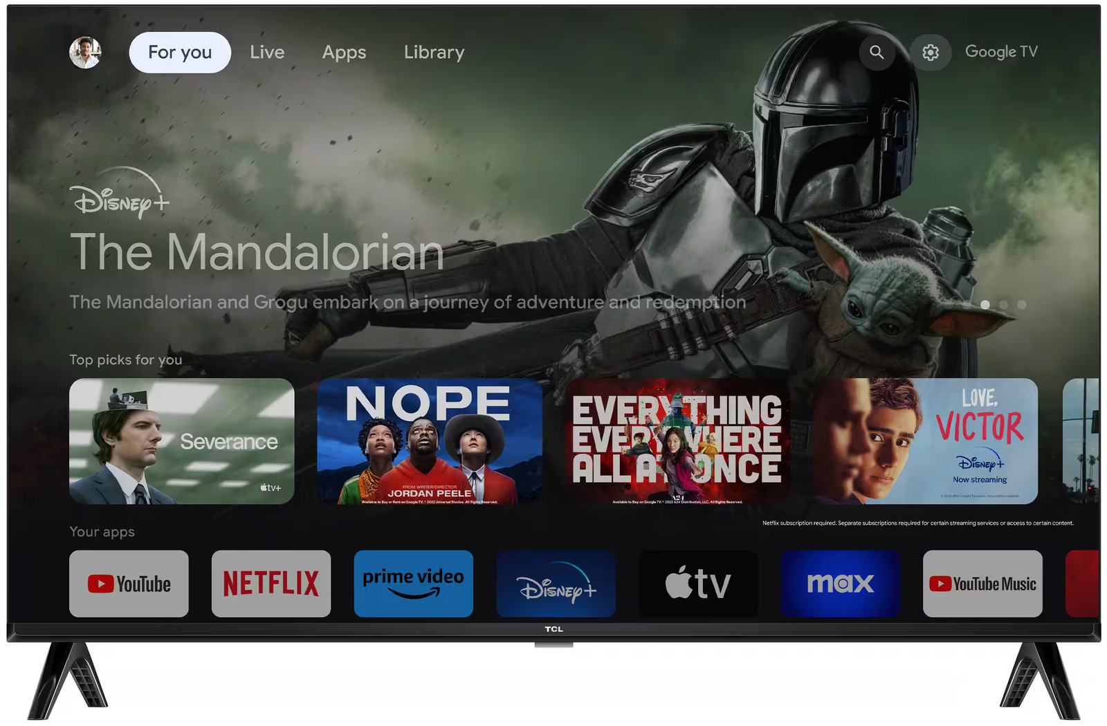 TCL - 40" Class S3 S-Class LED Full HD Smart TV with Google TV (2023)