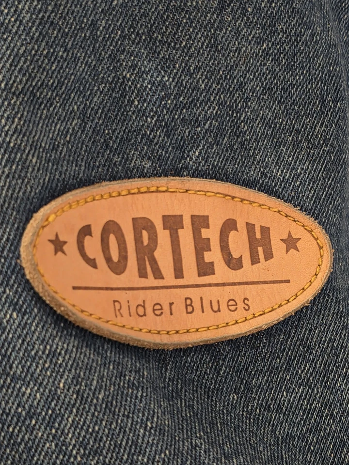 Cortech DSX Hombres Talla XXL 48 Azul Denim Almohadillas Blindadas Motocicleta Moto Jean Chaqueta Foto 4 de 4