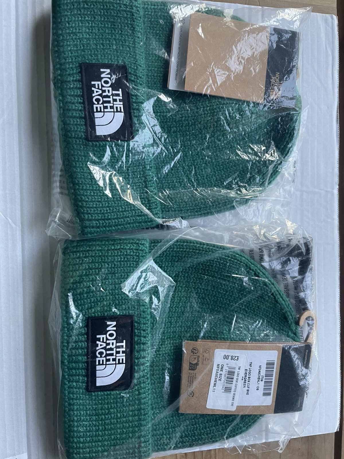 The North Face Logo Box unisex Cuffed Beanie One Size RRP £28 image 9