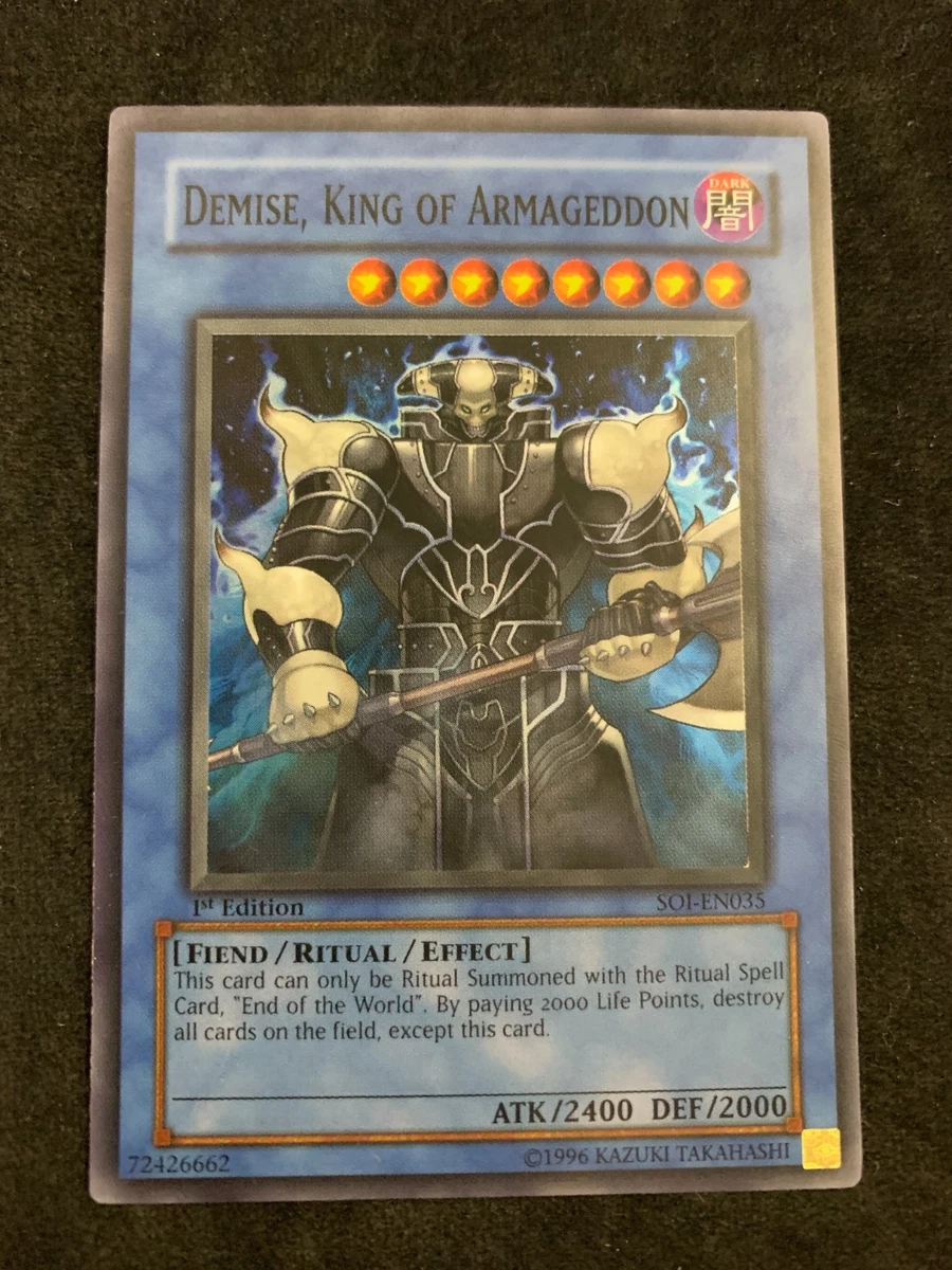 Demise, King of Armageddon Yu-Gi-Oh! TCG Individual Trading Card