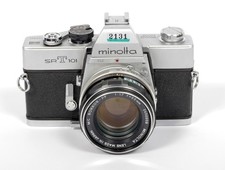 Minolta SRT-101 35mm SLR Film Camera 55mm F1.7 MC Rokkor PF lens 2131