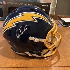 Dan Fouts Signed Chargers Full-Sized Speed Helmet Authentic Hologram HOF