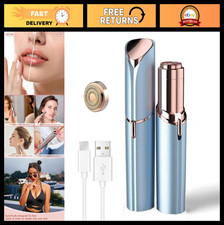 Painless Rechargeable Facial Hair Remover for Women - Electric Face Shaver with
