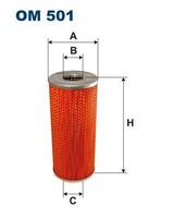 Filtron ÖLfilter OM 501 FüR