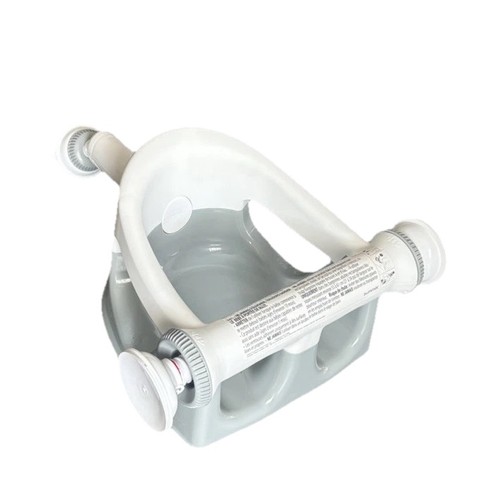 A004 Gray White Baby Bath Seat Plastic with Suction Cups