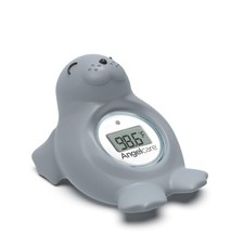 Angelcare Baby Bath and Room Thermometer - Happy Seal, Grey, BT-01-SEAL-US