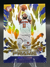2025-26 Topps Pristine Jalen Brunson Impact Frame Gold /50 NY Knicks #IF-19