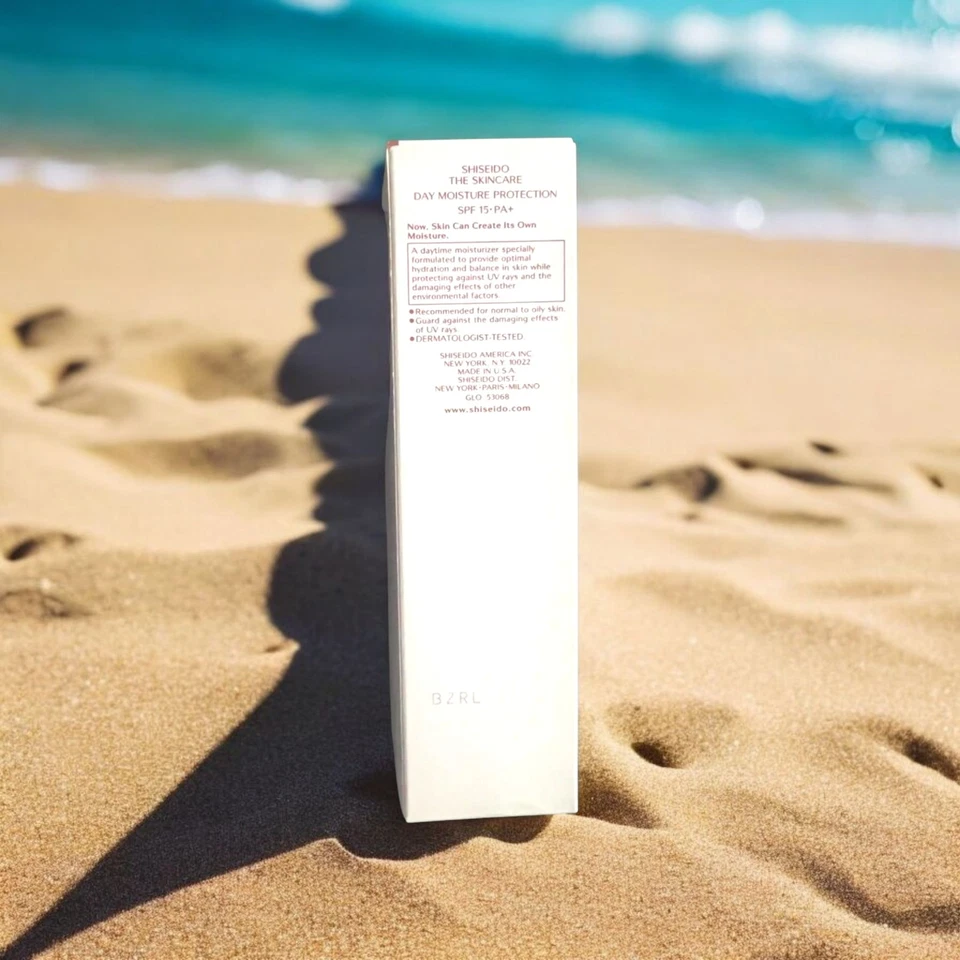Protector solar Shiseido The Skincare Day Moisture Protection FPS 15,PA+ 2,5 OZ Foto 3 de 3