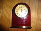 Howard Miller Quartz Desk Clock  with Alarm 5 1/4" High x 4 1/4" Wide — photo 1