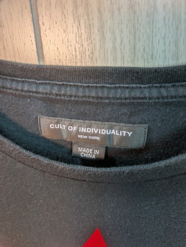 Cult Of Individuality Shirt Mens Large Black Rainbow Shimuchan Graphic Tee - Picture 3 of 7