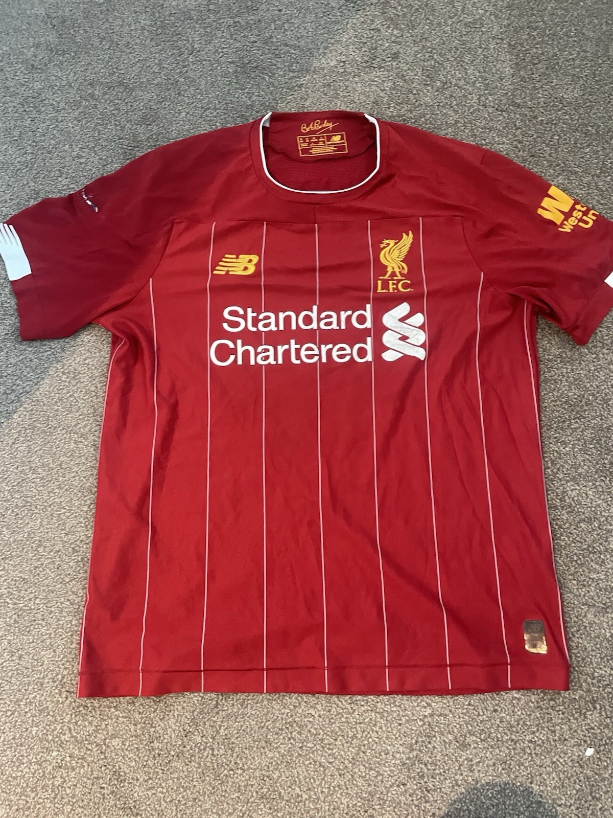 Liverpool 2019/20 Home Shirt Medium Mane for sale on Ebay