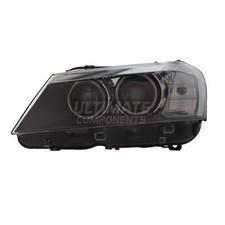 BMW X3 F25 2010-2014 Xenon Headlight Projector DRL Lamp Passenger Side Left Hand