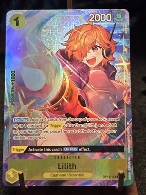 Lilith (Alternate Art) Carrying On His Will OP13-113 2025