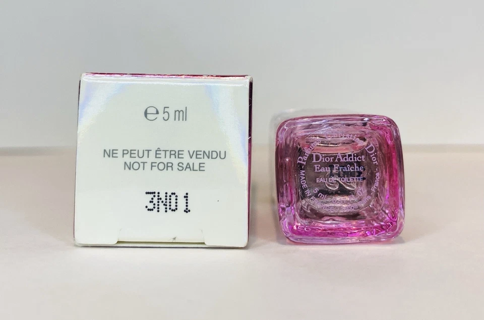 DIOR ADDICT EAU FRAICHE ОТ CHRISTIAN DIOR 5 МЛ МИНИ ТУАЛЕТНАЯ ВОДА СПЛЭШ (НОВЫЙ С КОРОБКОЙ) - Изображение 3 из 3