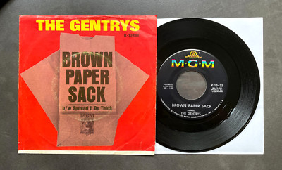 7'' The Gentrys - Brown Paper Sack - US MGM w/ Pic