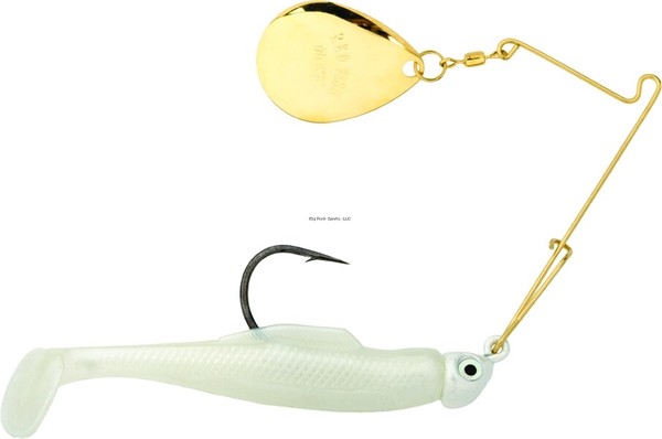 Strike King Redfish Magic Saltwater Spinnerbait NEW Pearl//Pearl Head RMG18-844