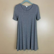 FOREVER 21 Grey Short Sleeve Dress M