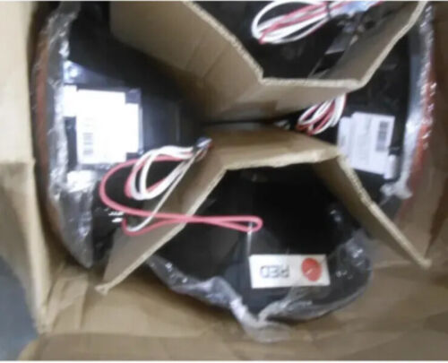 NEW 12" (box Of 4) GE RED LED Traffic Light Signal Lens 120V DR6-RTFB-20A - Picture 2 of 6