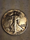 Vintage 1942 Walking Liberty Silver Half Dollar Coin