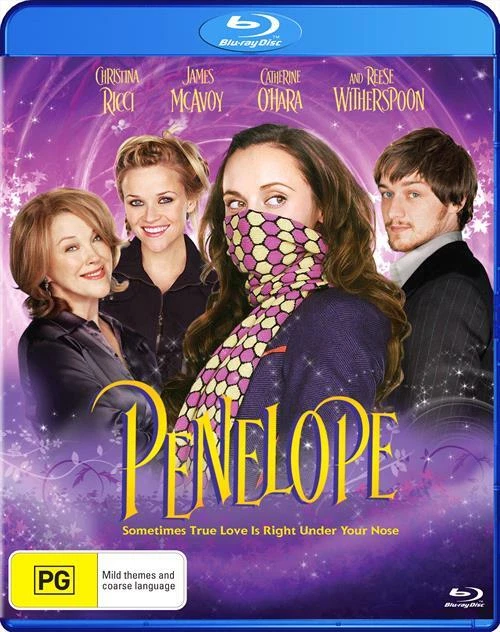 PENELOPE Blu-ray (Region B) - Christina Ricci, James McAvoy, Reese Witherspoon