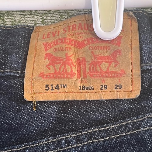 Levis 514 Youth Jeans 18 Straight 29X29 Relaxed Baggy Casual Classic Preppy - Picture 3 of 10