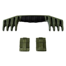 New Pelican OD Green 1520 / 1550 replacement latches 2  handle 1 kits.