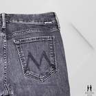 Mother Jeans Gray Mid rise  the looker wash nightowl 28x 28 — photo 3